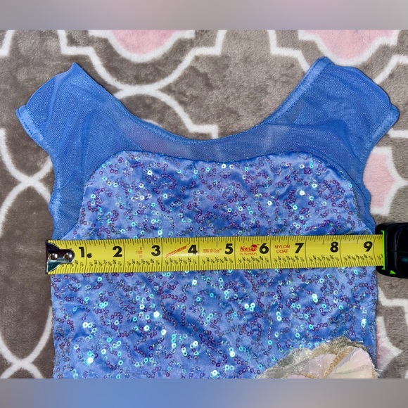 Weissman Recital Dress Periwinkle Blue Tulle Sequin Style 14401 Size SC (6/6X) - Picture 9 of 9